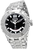 IMAGE OF Invicta Men's 1582 Reserve Retrograde Black Dial Stainless Steel Watch