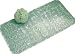 InterDesign Pebblz Bath Mat, Green