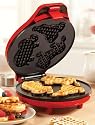 Circus Waffle Maker, 4.5"Hx9"Wx12"D, RED