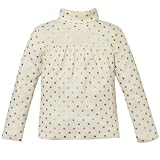 foil dot turtleneck