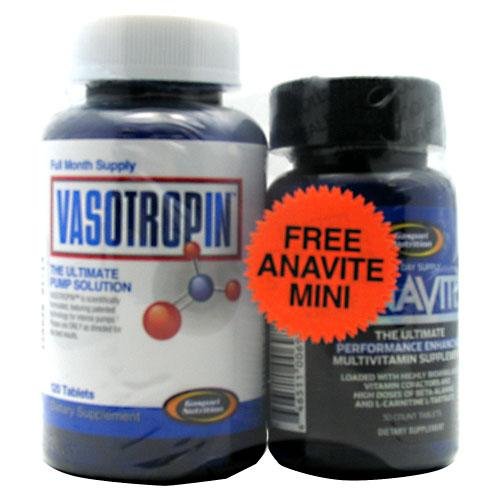 Gaspari Nutrition Vasotropin Plus Anavite Bonus Pack, 2 ea