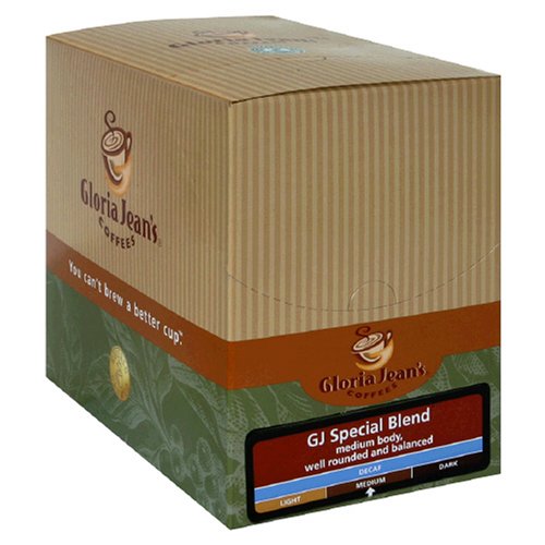 Gloria Jean's Coffees, K-Cup, GJ Special Blend Decaf for Keurig Brewers, 25-Count Boxes (Pack of 2)