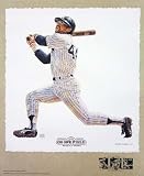 Reggie Jackson New York Yankees Lithogaph By Michael Mellett