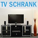 TV-Regal Lowboard Schwarz Glas