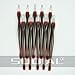 SODIAL(R) 10 X Cuticle Pusher Trimmer Remover & Round Tail Pedicure Manicure Nail Art Tool