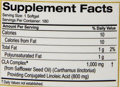 SD Pharmaceuticals Conjugated Linoleic Acid CLA Fat Loss Support, 180 Count
