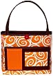 2 Red Hens Whole Roost Diaper Bag w/ Changing Pad - Orange You Glad?