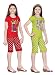 SINIMINI GIRLS DOT PRINT CAPRI SET COMBO RS.797.00