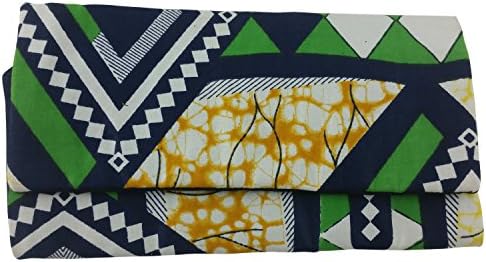 African Kitenge Fabric Tri-Fold Womens Multi-Colored Wallet (Hand Made in Uganda)