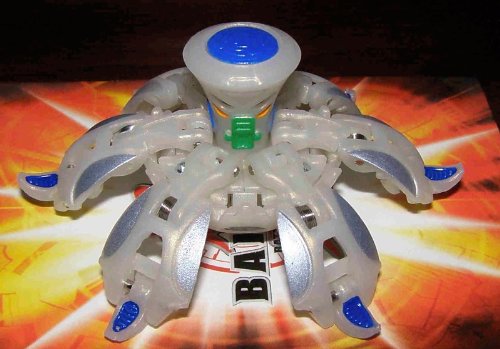 BAKUGAN VESTROIA NEW LOOSE LUMINOZ PEARL WHITE FREEZER (BLUE MARKINGS) 700G