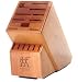 J.A. Henckels Twin 16-Slot Cherry Knife Storage Block