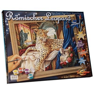 Schipper 9130 384 - Malen nach Zahlen R&ouml;mischer Leopard, 40x50cm Preisvergleich