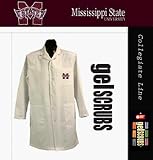 Mississippi State Bulldogs Long Lab Coat from GelScrubs