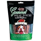 Loving Pets All Natural Premium Duck Sticks with Glucosamine & Chondroitin Dog Treats, 8 oz