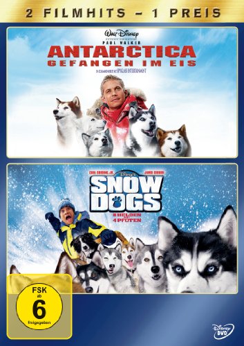 Antarctica - Gefangen im Eis / Snow Dogs - 8 Helden auf 4 Pfoten (2 DVDs)