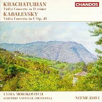 Khachaturian: Violin Concerto in D minor; Kabalevsky: Violin Concerto in C Op. 48