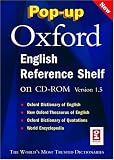 Review Oxford University Press  / Pop-up Oxford English Reference Shelf on CD-ROM: Windows Individual User Version 1.5 (Dictionary Windows CD-Rom)