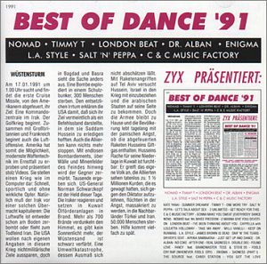 CD-Charts  Search : Best of Dance '91