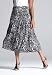 Avenue Plus Size Printed Tiered Maxi Skirt