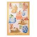 Disney Princess Movie Scenes Lithograph