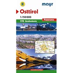 Osttirol 1 : 150 000: Stra�enkarte mit Panorama