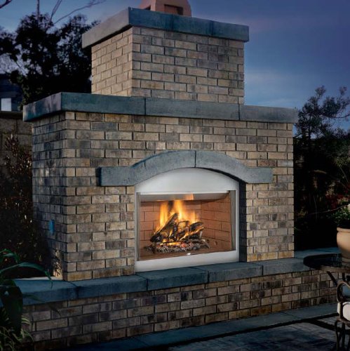 Outdoor Wood Burning Fireplace