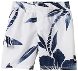 Quiksilver Baby-Boys Infant Plate Lunch Volley Trunk, Black, 6-9 Months