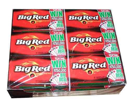 Big Red Cinnamon Cheing Gum Plen T Pack 12 pack by Wrigley