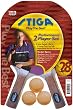 Stiga T0510 2-Player Pips In Table Tennis Set