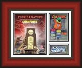 Framed Florida Gators 2006 NCAA Champions Milestones and Memories