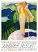 Pullman Summer Travel Railroad Art Print Poster By unknown, 18" x 24", with Black Wood Frame