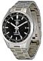 TAG Heuer Men's WV2115.BA0787 Carerra Calibre 7 Twin Time Automatic Black Dial Steel Bracelet Watch