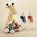 Baby Aspen, Herbie in Hightops Plush Giraffe and 2 Pair of Socks for Baby, 0-6 Months