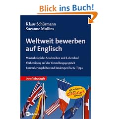 Weltweit bewerben auf Englisch