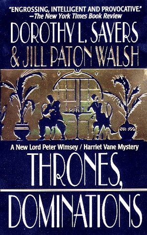 Cover image : Thrones, Dominations (A Lord Peter Wimsey Mystery)
