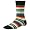 Smartwool Women's Margarita Sock, Black Multistripe size L(shoe size 10-12.5)
