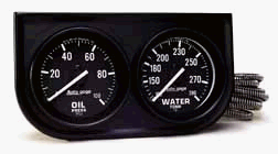 Auto Meter Autogage 2 Two-Gauge Console (Oil/Water)