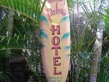 HAWAIIAN PALMS, HOTEL VINTAGE TIKI SIGN - 39 - MADE IN HAWAII