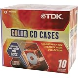 TDK Jewel Boxes Multi Color 10-Pack