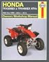Honda TRX300EX & TRX400EX ATVs '93'99 (Haynes Owners Workshop Manual Series)