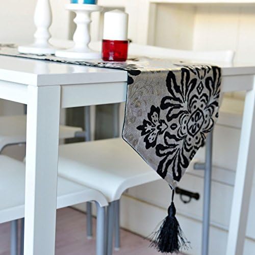 table/DAMASCUS hot silver table runner/[Meals flag]/ table/ flag/ Gabe/ flag-B 32x220cm(13x87inch)