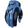 MSR Racing Youth Axxis Gloves - 2008 - Youth Medium/Black/Cyan