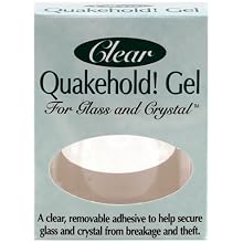 Quakehold! 22111 Gel for Glass and Crystal, Clear