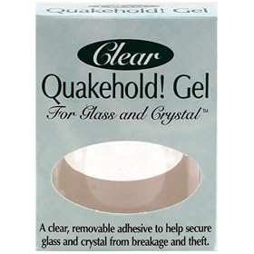 Quakehold! 22111 Gel for Glass and Crystal, Clear