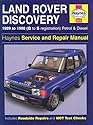 Land Rover Discovery 1989 to 1998 (G to S registration) Petrol & Diesel Service & Repair Manual