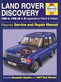 Land Rover Discovery 1989 to 1998 (G to S registration) Petrol & Diesel Service & Repair Manual