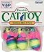 Vo-Toys Rainbow Rope 2in Mice 3 pack Cat Toy