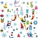 RoomMates PJ2015SCS Let It Snow Peel & Stick Wall Decals