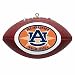 AUBURN TIGERS Mini-Replica NCAA Football CHRISTMAS ORNAMENT (Star Design)