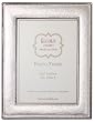 Italian Sterling Silver Frame - Hammered with Beading